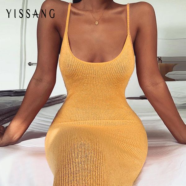 yissang autumn knitted sweater dress women spaghetti strap mermaid backless bodycon dresses female eleagnt party midi dress, Black;gray
yissang autumn knitted sweater dress women spaghetti strap mermaid backless bodycon dresses female eleagnt party midi dress, Black;gray
