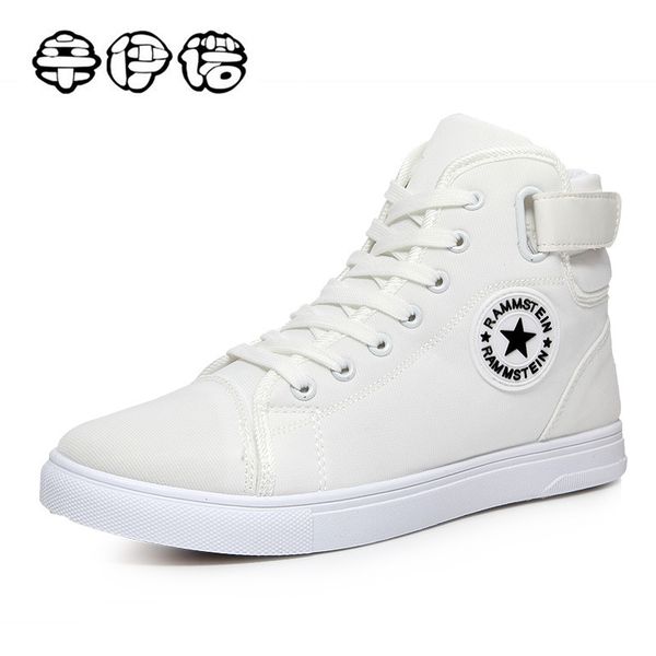 men canvas shoes 2020 fashion high men's casual shoes breathable canvas man lace up brand all white, Black
men canvas shoes 2020 fashion high men's casual shoes breathable canvas man lace up brand all white, Black