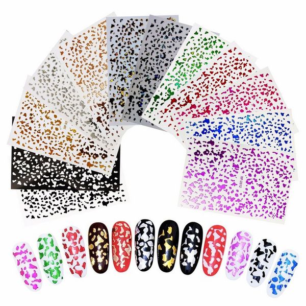 color foil nail stickers -colorful diy nail art decals 12 styles for nail diy and salon, Black
color foil nail stickers -colorful diy nail art decals 12 styles for nail diy and salon, Black