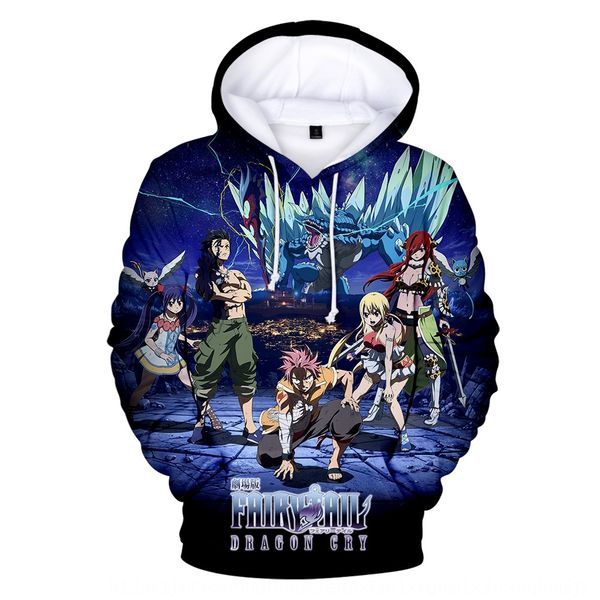 2019 new popular fairy sweater digital tail goblin tail 3d digital printing men's and women's personalized hooded sweater, Black
2019 new popular fairy sweater digital tail goblin tail 3d digital printing men's and women's personalized hooded sweater, Black