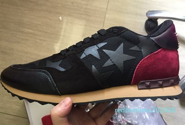 2019 new luxury designer rock stud sneaker shoes men casual shoes rock runner trainer party wedding shoes 35-46 t01, Black
2019 new luxury designer rock stud sneaker shoes men casual shoes rock runner trainer party wedding shoes 35-46 t01, Black
