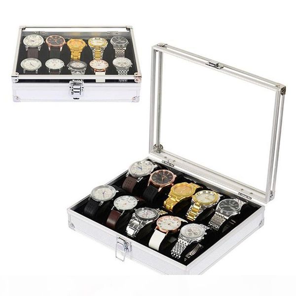 useful aluminium watches box 12 grid slots jewelry watches display storage box square case suede inside rectangle watch holder, Black;blue
useful aluminium watches box 12 grid slots jewelry watches display storage box square case suede inside rectangle watch holder, Black;blue