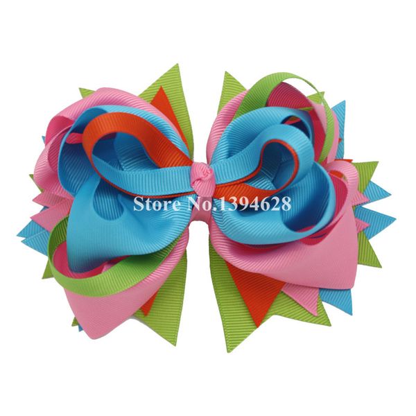 your bows 1pc 5.5" pink turquoise boutique stacked hair bows hairpins grosgrain ribbon girls children hair accessories, Slivery;white
your bows 1pc 5.5" pink turquoise boutique stacked hair bows hairpins grosgrain ribbon girls children hair accessories, Slivery;white