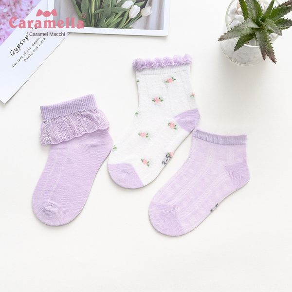caramela summer new three-pair mesh floral kids lace children's lace children's socks cotton thin socks, Pink;yellow
caramela summer new three-pair mesh floral kids lace children's lace children's socks cotton thin socks, Pink;yellow