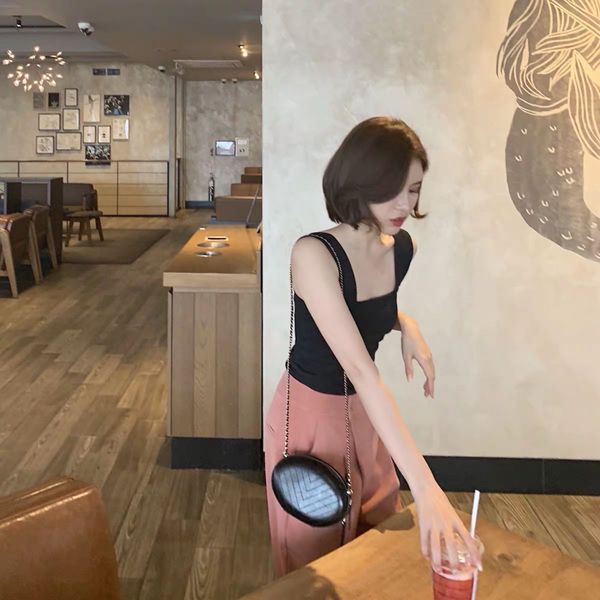 summer bi into all-match little vest vest expert square collar collarbone knock slim camisole top, Camo
summer bi into all-match little vest vest expert square collar collarbone knock slim camisole top, Camo