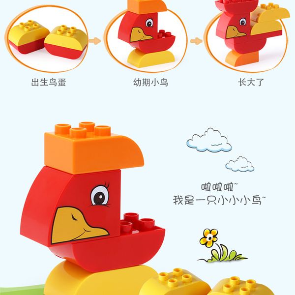 fun big particle fun bird plastic block model boys and girls puzzle development assembly toy gift model
fun big particle fun bird plastic block model boys and girls puzzle development assembly toy gift model
