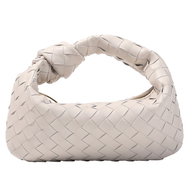 2020 new net red portable cloud croissant bag fashion woven women bag leather luxury handbags women bags designer