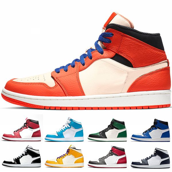new jumpman 1 men women basketball shoes 1s high mens trainers shattered backboard pine green gym red unc sports sneaker size 36-46
new jumpman 1 men women basketball shoes 1s high mens trainers shattered backboard pine green gym red unc sports sneaker size 36-46