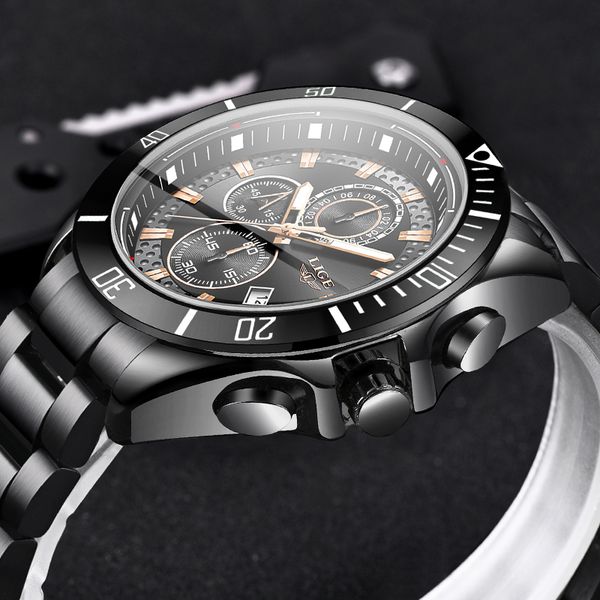 relogio masculino 2020 new lige black classic clock busines mens watches watch men waterproof sport chronograph, Slivery;brown
relogio masculino 2020 new lige black classic clock busines mens watches watch men waterproof sport chronograph, Slivery;brown