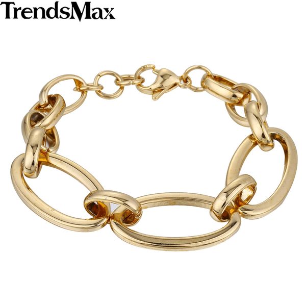 women's bracelets rose gold color oval link chain stainless steel bracelet for male jewelry gifts dropshipping wholesale kkb436, Black
women's bracelets rose gold color oval link chain stainless steel bracelet for male jewelry gifts dropshipping wholesale kkb436, Black