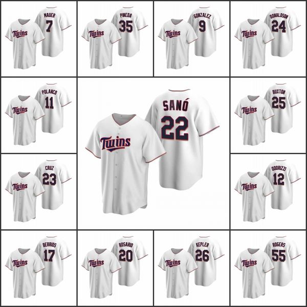 minnesota twins #22 miguel sano 7 joe mauer 26 max kepler 35 michael pineda men women youth custom white replica home jersey, Black
minnesota twins #22 miguel sano 7 joe mauer 26 max kepler 35 michael pineda men women youth custom white replica home jersey, Black