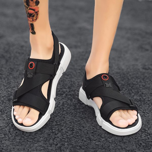 sandalias transpirables hombre trekking summer sandel men 2020 leather outdoor sport sandali zandalias sandalia sandals-men da, Black 
sandalias transpirables hombre trekking summer sandel men 2020 leather outdoor sport sandali zandalias sandalia sandals-men da, Black