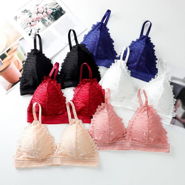bras seamless deep v lace bra lingerie soft push up women adjustable shoulder strap triangle cup wire underwear, Red;black
bras seamless deep v lace bra lingerie soft push up women adjustable shoulder strap triangle cup wire underwear, Red;black