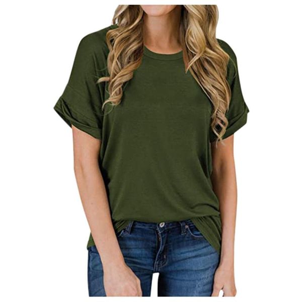 fashion shirt womens summer solid color casual o-neck blouse loose short sleeve blouse shirts blusas chemise #lr2, White
fashion shirt womens summer solid color casual o-neck blouse loose short sleeve blouse shirts blusas chemise #lr2, White