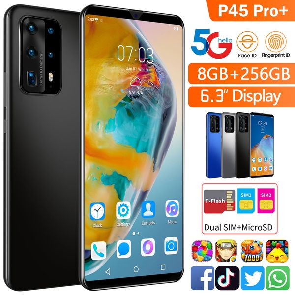 2020 new smart phone p45pro+ mobile phone 6.3 inch full screen android smart phone low price direct sales
2020 new smart phone p45pro+ mobile phone 6.3 inch full screen android smart phone low price direct sales