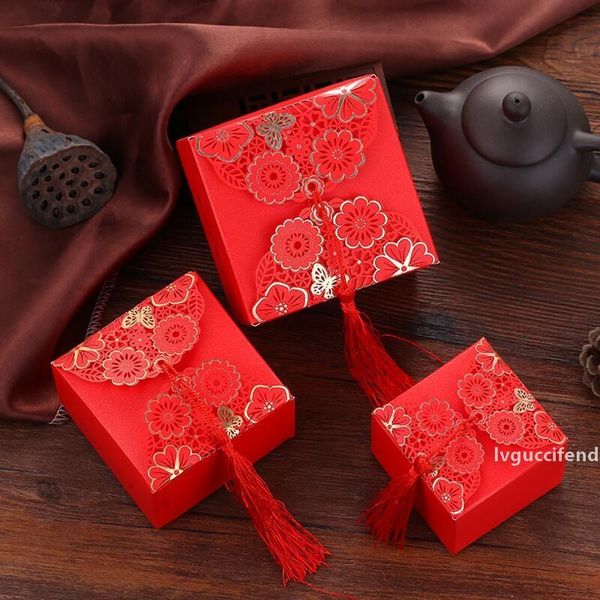 tassel pendant square red paper gift box hollow flower wedding party candy box event party supplies
tassel pendant square red paper gift box hollow flower wedding party candy box event party supplies