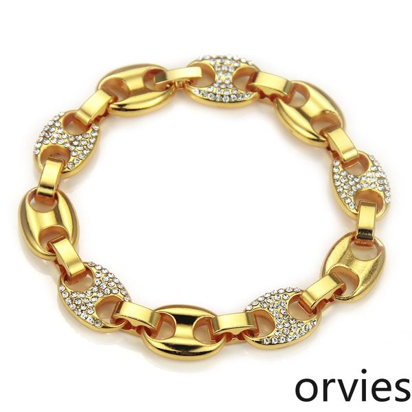 accessories new fashion diamond oval bracelet bracelet for men and women in europe and america hip hop dance bracelet jewelry, Black
accessories new fashion diamond oval bracelet bracelet for men and women in europe and america hip hop dance bracelet jewelry, Black