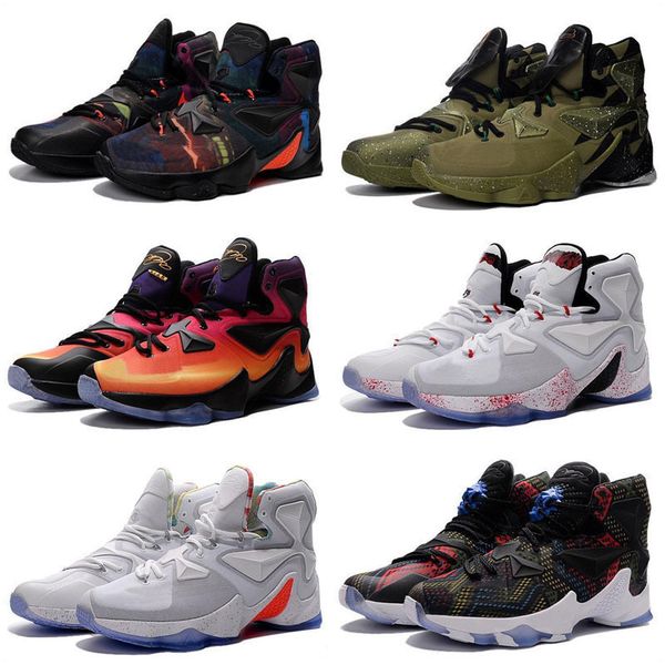 new new 13 xiii kids basketball shoes blue black gold gym red galaxy brown grey white kids men shoes