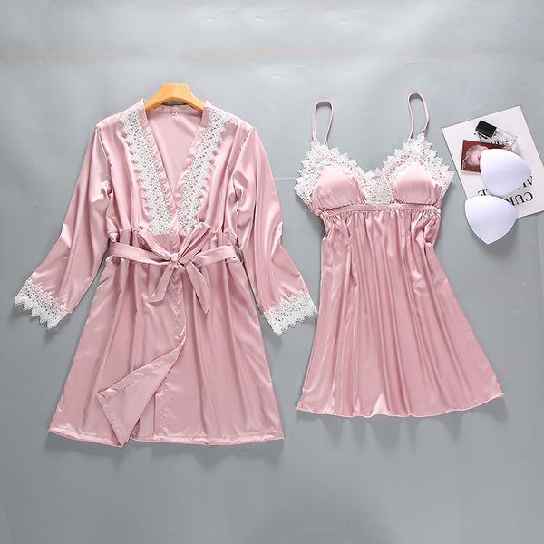 women's sleepwear pink bridesmaid robes lace negligee lingerie mini dress bathrobe nightgowns satin women sets night nightwear, Black;red
women's sleepwear pink bridesmaid robes lace negligee lingerie mini dress bathrobe nightgowns satin women sets night nightwear, Black;red