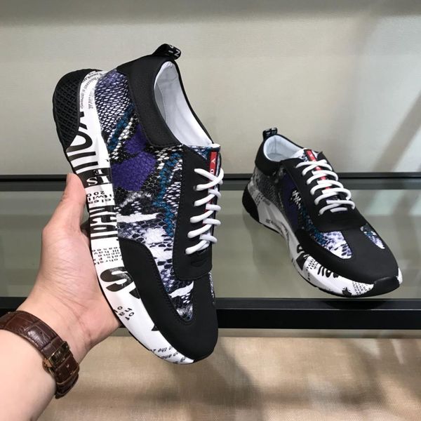 2019u summer new men's printed shoes casual platform men's shoes comfortable breathable low-cut shoes original box packaging 38-44, Black
2019u summer new men's printed shoes casual platform men's shoes comfortable breathable low-cut shoes original box packaging 38-44, Black