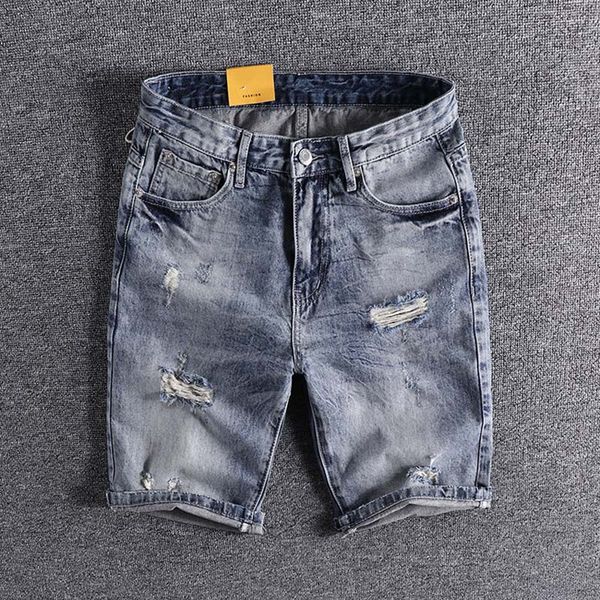 2020 new hong kong version self made light color perforated denim shorts men's straight tube trendy summer thin trouser 974, White;black
2020 new hong kong version self made light color perforated denim shorts men's straight tube trendy summer thin trouser 974, White;black