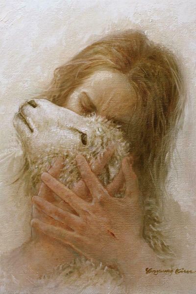 yongsung kim jesus embracing and sheep home decor handpainted &hd print oil paintings on canvas wall art pictures a111
yongsung kim jesus embracing and sheep home decor handpainted &hd print oil paintings on canvas wall art pictures a111
