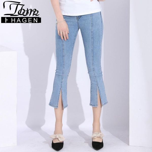tom hagen women jean 2020 summer split denim jeans ankle length femme pants jean womens high waist flare jeans for woman, Blue
tom hagen women jean 2020 summer split denim jeans ankle length femme pants jean womens high waist flare jeans for woman, Blue