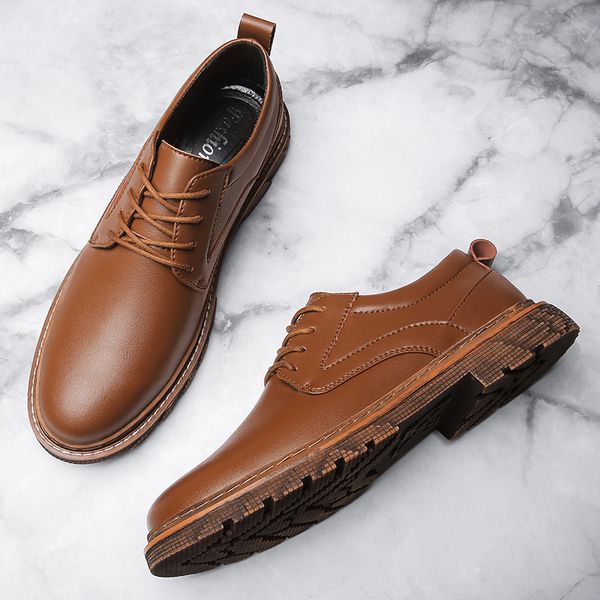 new men shoes pu leather men business shoes brand oxfords spring autumn work black brown flats *
new men shoes pu leather men business shoes brand oxfords spring autumn work black brown flats *