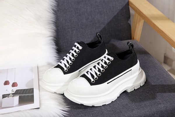 tread slick casual shoes muffin shoes for woman canvas thick soled sneakers new style muffins shoes rubber soled, Black
tread slick casual shoes muffin shoes for woman canvas thick soled sneakers new style muffins shoes rubber soled, Black
