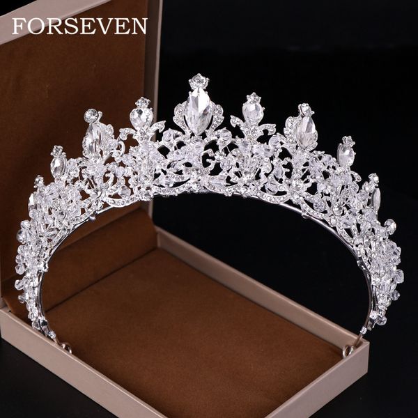 luxury crystal bridal tiara crown silver color crystal diadem tiaras wedding hair accessories headpieces, Golden;silver
luxury crystal bridal tiara crown silver color crystal diadem tiaras wedding hair accessories headpieces, Golden;silver