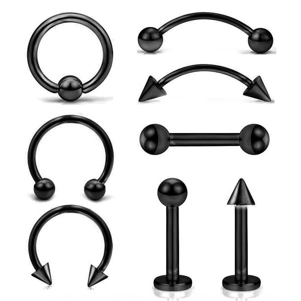 16g piercing 8/set combination tattoo piercing mixed set stainless steel lip jewelry jewelry eyebrow nail nose nail, Silver
16g piercing 8/set combination tattoo piercing mixed set stainless steel lip jewelry jewelry eyebrow nail nose nail, Silver