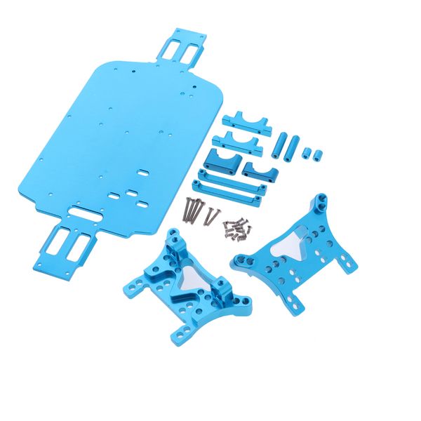 1/18 rc car metal chassis + shock absorber holder for wltoys a949 a959 a969 a979 - blue
1/18 rc car metal chassis + shock absorber holder for wltoys a949 a959 a969 a979 - blue