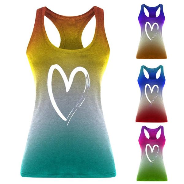 women yoga new tie-dye print gradient summer camis female casual loose crew-neck vest sport sleeveless t-shirt plus size, White;red
women yoga new tie-dye print gradient summer camis female casual loose crew-neck vest sport sleeveless t-shirt plus size, White;red
