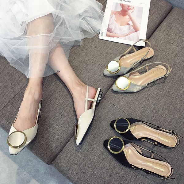 2020 summer pointed heel sandals female shoe buckle comfort shoes for women ladies woman fashion comfort block strap flat, Black
2020 summer pointed heel sandals female shoe buckle comfort shoes for women ladies woman fashion comfort block strap flat, Black