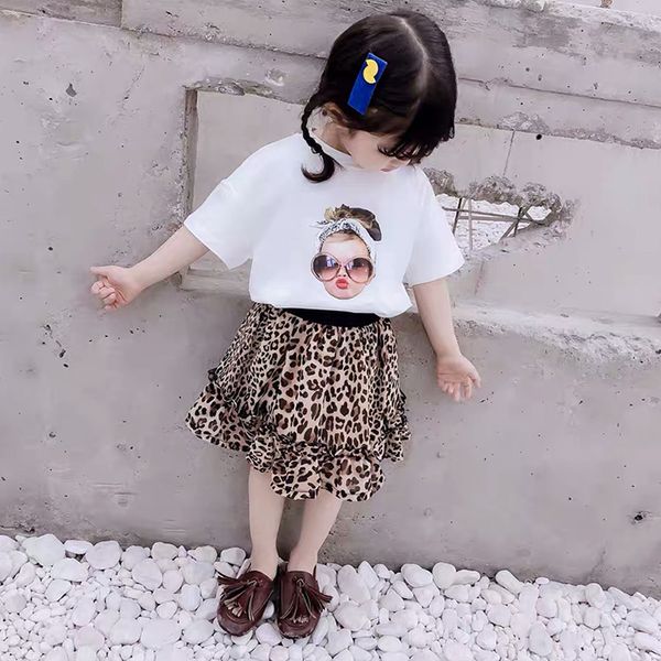 summer girls 2 pcs set baby tee shirt + mini skirt kids suit children clothes fashion lolli head leopard print 3 to 9 yrs, White
summer girls 2 pcs set baby tee shirt + mini skirt kids suit children clothes fashion lolli head leopard print 3 to 9 yrs, White
