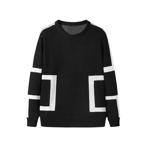 100% cotton mens sweater korean oversize pull homme clothing knitted black sweater men designer pullover autumn oversize 3xl new, White;black
100% cotton mens sweater korean oversize pull homme clothing knitted black sweater men designer pullover autumn oversize 3xl new, White;black