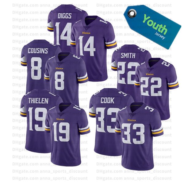 2020 american football children's ball wear vikings 19 thielen youth8 14 22 33series lightweight breathable comfortable sports short sl, Black;gray
2020 american football children's ball wear vikings 19 thielen youth8 14 22 33series lightweight breathable comfortable sports short sl, Black;gray