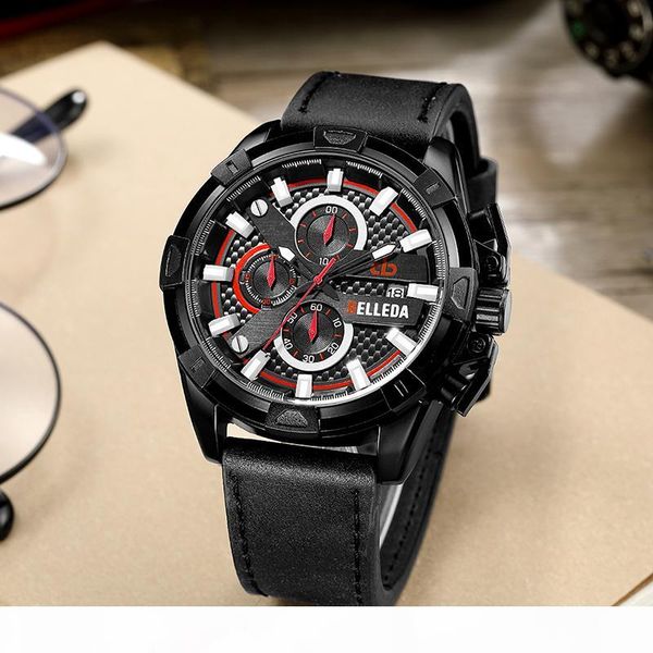 fashion 8belleda brand mens sports analog black leather band quartz wristwatches rose gold watch men watches casual, Slivery;brown
fashion 8belleda brand mens sports analog black leather band quartz wristwatches rose gold watch men watches casual, Slivery;brown