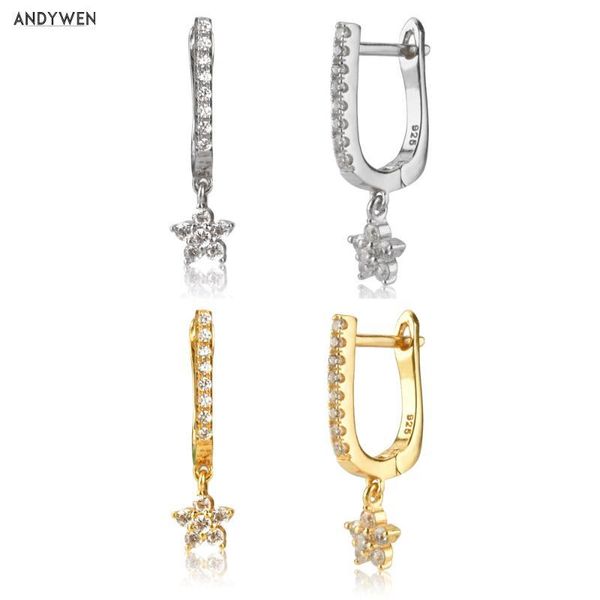 andywen 2020 925 sterling silver star drop earring ovals round crystal zircon cz piercing dangle rock punk jewelry, Golden;silver
andywen 2020 925 sterling silver star drop earring ovals round crystal zircon cz piercing dangle rock punk jewelry, Golden;silver