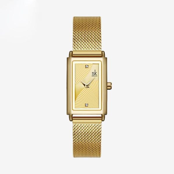 shengke ladies watch quartz movement analog dial face 001 female wristwatch stainless steel strap gold silver watchband, Slivery;brown
shengke ladies watch quartz movement analog dial face 001 female wristwatch stainless steel strap gold silver watchband, Slivery;brown