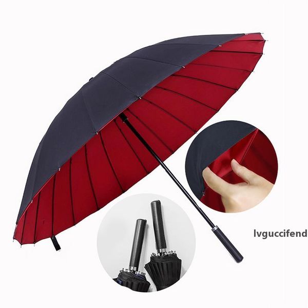 rain umbrella men quality 24k strong double windproof glassfiber long handle big golf umbrella women gifts travel parasol t200117
rain umbrella men quality 24k strong double windproof glassfiber long handle big golf umbrella women gifts travel parasol t200117
