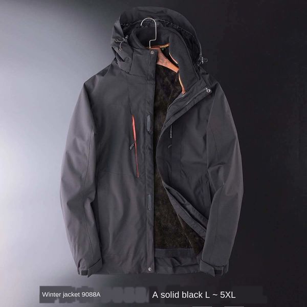 2lusl winter outdoor warm outdoor clothing men women warm winter jacket reflective strip hiking three-in-one cold protective clothing ski su, Blue;black
2lusl winter outdoor warm outdoor clothing men women warm winter jacket reflective strip hiking three-in-one cold protective clothing ski su, Blue;black