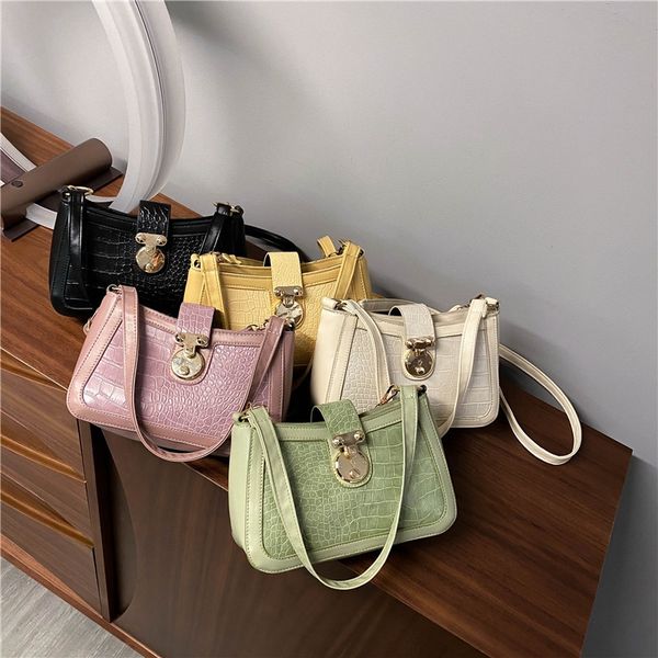 clwh2 women 2020 new fashion armpit korean crocodile pattern versatile square western women's 2020 western style shoulder bag style sin, White
clwh2 women 2020 new fashion armpit korean crocodile pattern versatile square western women's 2020 western style shoulder bag style sin, White