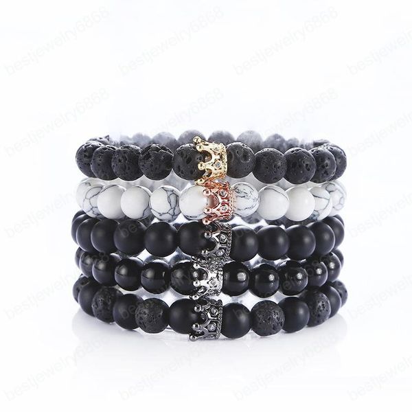 natural volcanic stone micro-set ochre crown bracelet fashion creative frosted smooth bracelet bracelet 5 styles for women, Black
natural volcanic stone micro-set ochre crown bracelet fashion creative frosted smooth bracelet bracelet 5 styles for women, Black