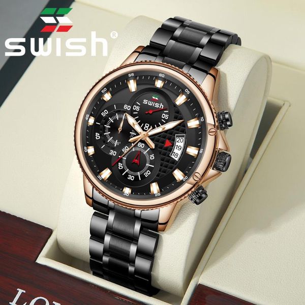 swish men quartz wristwatches 2020 watch luminous sports chronograph watches waterproof relogio masculino, Slivery;brown
swish men quartz wristwatches 2020 watch luminous sports chronograph watches waterproof relogio masculino, Slivery;brown