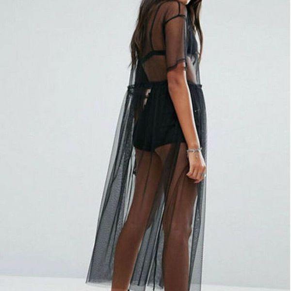 women twill black see through mesh short sleeve cover up dress sheer maxi dress tulle lace long dress, Black;gray
women twill black see through mesh short sleeve cover up dress sheer maxi dress tulle lace long dress, Black;gray
