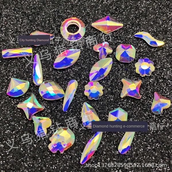 ab magic color flat bottom drill long water drop nail diy diy sequins sequins nail, Silver
ab magic color flat bottom drill long water drop nail diy diy sequins sequins nail, Silver