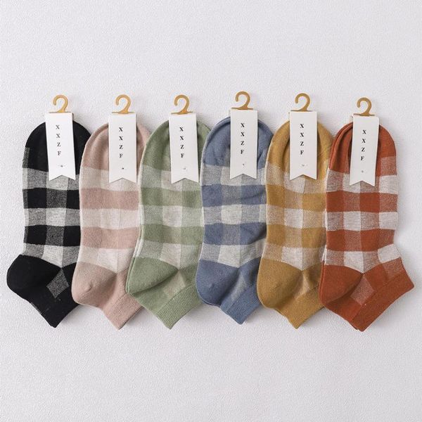 women socks cotton plaid socks for girls kawaii cute sock female ladies harajuku vintage streetwear happy casual, Black;white
women socks cotton plaid socks for girls kawaii cute sock female ladies harajuku vintage streetwear happy casual, Black;white