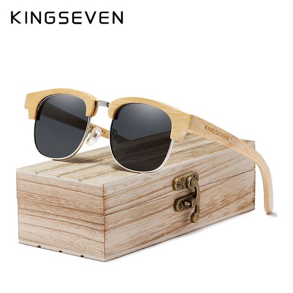 kingseven new retro bamboo natural male sunglasses polarized wooden spring hinge uv400 protection oculos de sol feminino g5916, White;black
kingseven new retro bamboo natural male sunglasses polarized wooden spring hinge uv400 protection oculos de sol feminino g5916, White;black
