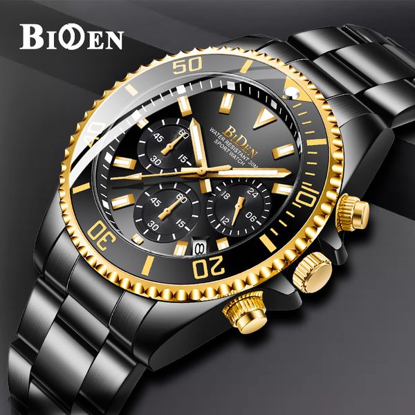 biden luxury mens watches sports chronograph waterproof analog 24 hour date quartz watch men full steel wrist watches clock t200723, Slivery;brown
biden luxury mens watches sports chronograph waterproof analog 24 hour date quartz watch men full steel wrist watches clock t200723, Slivery;brown
